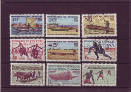 Afrique - Sénégal - Divers - 9 Timbres Différents - 3599 - Sénégal (1960-...)