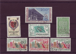 Afrique - République Du Sénégal - Commémoratifs - 7 Timbres Différents - 3600 - Sénégal (1960-...)