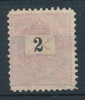 1889. Black Number 2kr Stamp - Unused Stamps