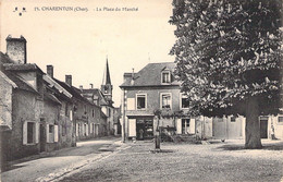 CPA FRANCE - 18 - CHARENTON - La Place Du Marché - EMB 19 - Sonstige & Ohne Zuordnung