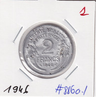 France 2 Francs 1946 Km#886a.1 - 2 Francs