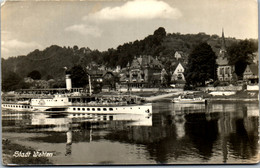 41743 - Deutschland - Stadt Wehlen , Dampfer Leipzig , Sächsische Schweiz - Gelaufen - Wehlen