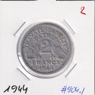 France 2 Francs 1944 Km#904.1 - 2 Francs
