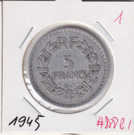 France 5 Francs 1945 Km#888b.1 - 5 Francs