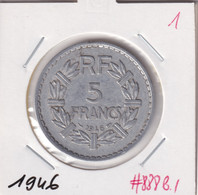 France 5 Francs 1946 Km#888b.1 - 5 Francs