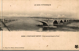 30 PONT SAINT ESPRIT Vue Panoramique Du Pont - Pont-Saint-Esprit