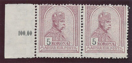 1913. Turul 5K Stamp Pair - Ungebraucht