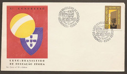 Portugal Cachet Commemoratif 1960 Congrès Luso-brésilien De L'éducation Physique Event Pmk  Congress Physical Education - Flammes & Oblitérations