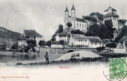SWITZERLAND - AARBURG  - ANIMATA - BAMBINI - CARTOLINA FP SPEDITA NEL 1908 - Aarburg