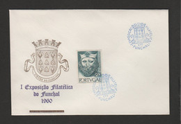 Portugal Cachet Commémoratif Expo Philatelique Funchal Madère 1960 Event Postmark 1960 Philatelic Expo Madeira - Postal Logo & Postmarks