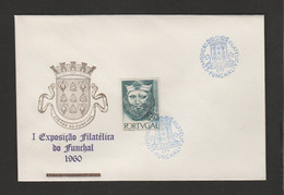 Portugal Cachet Commémoratif Expo Philatelique Funchal Madère 1960 Event Postmark 1960 Philatelic Expo Madeira - Flammes & Oblitérations