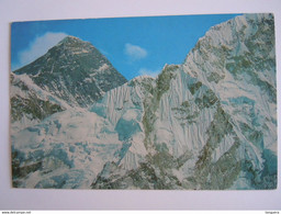 Cpsm Nepal Mt Everest Circulée 1975 - Népal