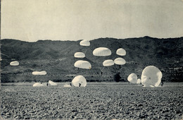 T.P. NO CIRCULADA , AÑO 1964 - LAS PALMAS DE GRAN CANARIA ,  FOURNIER , PARACAIDISMO , SKYDIVING , FALLSCHIRMSPRINGEN - Paracadutismo