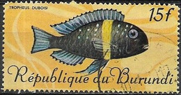 BURUNDI 1957 Fish - 15f - Spotted Mouthbrooder FU - Gebruikt