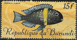 BURUNDI 1957 Fish - 15f - Spotted Mouthbrooder FU - Used Stamps
