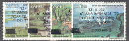 COB 1414/17 Tourisme Overprint Anniversaire National Tourisme MNH - Nuevos