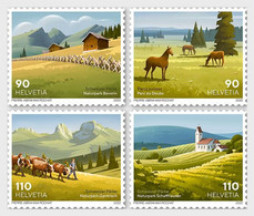 Zwitserland / Suisse - Postfris / MNH - Complete Set Parks 2022 - Unused Stamps
