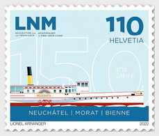 Zwitserland / Suisse - Postfris / MNH - 150 Years LNM Navigation 2022 - Nuevos