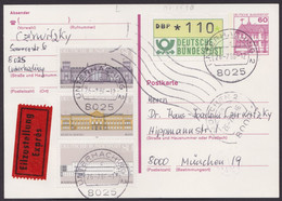 P135 II Eilboten Mit Guter Zusatzfr, Grußtext, Ankunft - Postkarten - Gebraucht