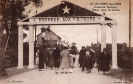 St Bonnet De Joux  Concours Agricole " Honneur Aux Visiteurs "  Entrée Route De Chalon - Manifestazioni