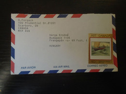 D192765 Canada  Airmail Cover   Scarboro  Ontario  1990's S Sent To Hungary - Briefe U. Dokumente