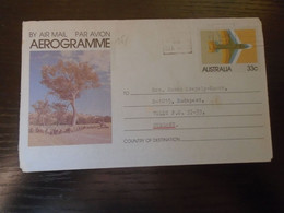 D192768  Australia Aerogramme  Goodna Queensland 1981  S Sent To Hungary - Aerogramme