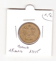 Monaco 1 Franc 1945 - 1922-1949 Louis II