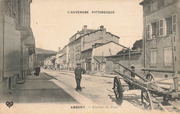 Ambert * Avenue Du Pont * Villageois - Ambert