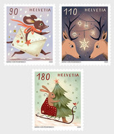 Zwitserland / Suisse - Postfris / MNH - Complete Set Christmas 2022 - Ongebruikt