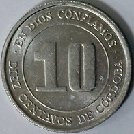 Nicaragua - 10 Centavos 1974, FAO - Let's Produce More Food, KM# 29 (#1569) - Nicaragua