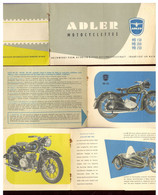 Publicité Motos Adler  1955 - Motos