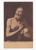 19085 " TORINO-R. PINACOTECA-SAN GIROLAMO (SPAGNOLETTO) "-CART. POST. SPED.1917 - Museos