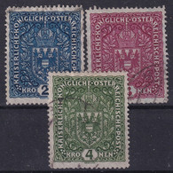 AUSTRIA 1916 - Canceled - ANK 200 I - 202 I - Used Stamps