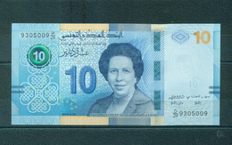 Tunisie 2020- Billet De 10 DT (Dr Taouhida Ben Cheik Et Poterie) UNC - Tunisie