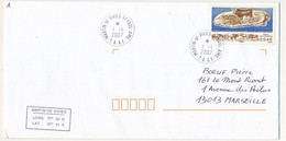 TAAF - Env. 0,54e Bovin De L'Ile Amsterdam - St Martin De Vivies St Paul Ams 1/1/2007 - Covers & Documents