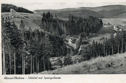 ALTENAU OBERHARZ- SCHULTAL MIT SPRUNGSCHANZE - STORIA POSTALE - Altenau