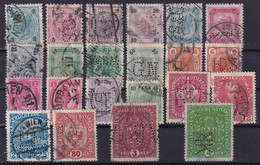 AUSTRIA 1890-1916 - 22 Perfins ... - Gebraucht