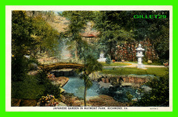 RICHMOND, VA - JAPANESE GARDEN IN MAYMONT PARK - PUB. BY SOUTHERN BARGAIN HOUSE - - Richmond