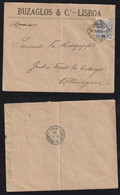 Portugal 1908 Cover LISBOA X GRUB AM FORST Germany Bavaria - Briefe U. Dokumente