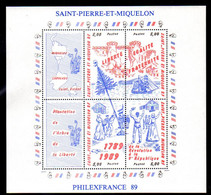 N° 3       Bicentenaire De La Révolution Française  -  Neuf - Blocks & Sheetlets