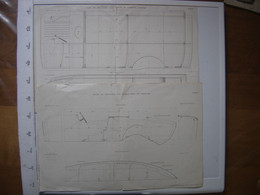 LOT De 2 Gravures Planches L'AUTO CARROSSERIE 58 Epure De Menuiserie ART DECO - Maschinen