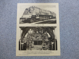 Locomotive Modèle 1933, Tableau De Bord  ; G 02 - Non Classés
