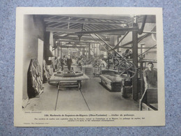 Bagnères-de-Bigorre, Atelier De Marbrerie (polissage)   Vers 1930 ; G 02 - Non Classés