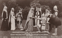 NEWCASTLE ON TYNE HISTORICAL PAGEANT -QUEEN PHILLIPA  @ BATTLE OF NEVILLE'S CROSS - Newcastle-upon-Tyne