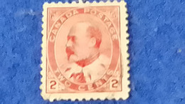 KANADA-1903-1908-  KING EDWARD VII..2C.   DAMGALI - Usati