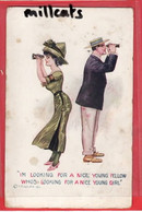 FASHION  COMIC HUMOUR     LOOKING   BINOCULARS    Pu 1913 - Mode