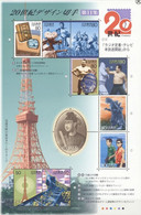 Japan 2000, Millenium11, Radio And TV, Cinema, Dinosaurs, Sumo, 10val In Sheetlet - Unclassified