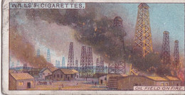 Mining 1916 -  35 Texas Oil Field On Fire - Wills Cigarette Card - Original - - Wills