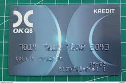 SWEDEN CREDIT CARD DC OK Q8 - Casinokarten