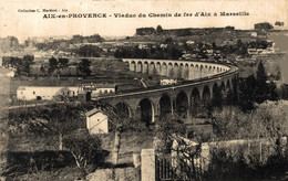 N°35780 Z -cpa Aix En Provence -viaduc Du Chemin De Fer D'Aix à Marseille- - Ouvrages D'Art